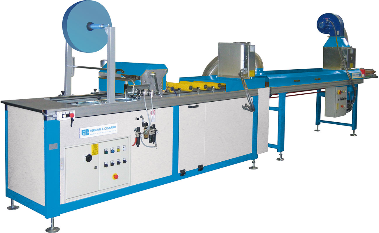 MIR 001/L5 - SEMI-AUTOMATIC GLUEING MACHINE IN LINE IN SINGLE AND DOUBLE REEL